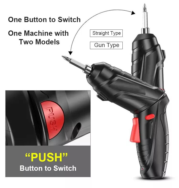 Portable Mini Cordless Precision Rechargeable Electric Screwdriver Set