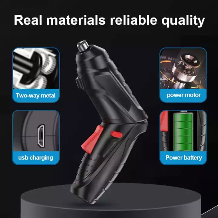 Portable Mini Cordless Precision Rechargeable Electric Screwdriver Set