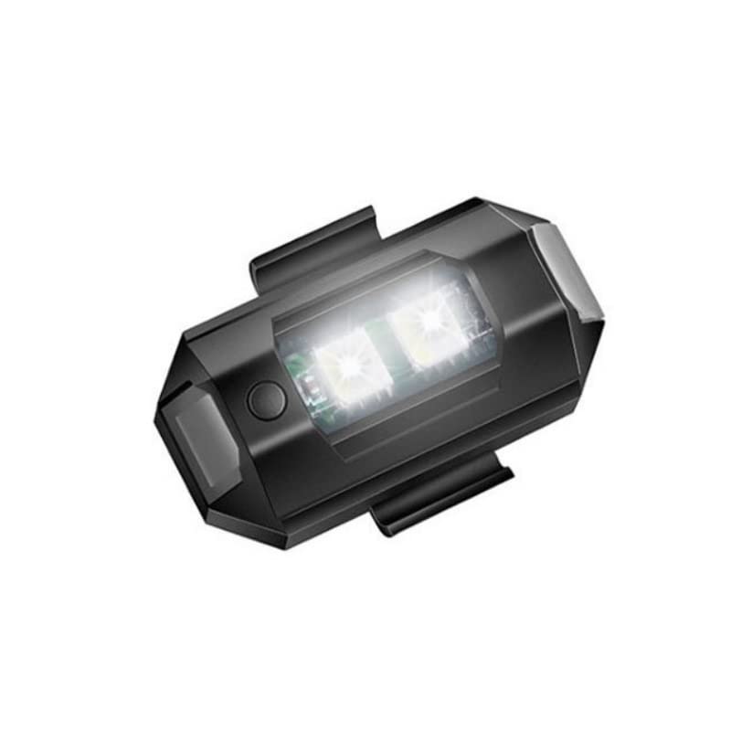 Helmet Bike Bicycle Safety Signal Warning Motorcycle Helmets led LED Helmet Strip Light Aircraft Strobe Exterior (Multicolor) Pack of 1