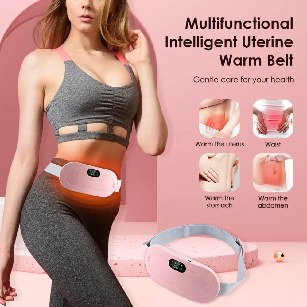 Period Cramp Relief Massager With Heating Pad For Back Pain|Cramp free- Period Cramp Relief Heater & Massager|Works As Periods Pain Relief Products|Periods Cramps Relief Machine।Stomach,Back or Belly Heating Pad for Women & Girl