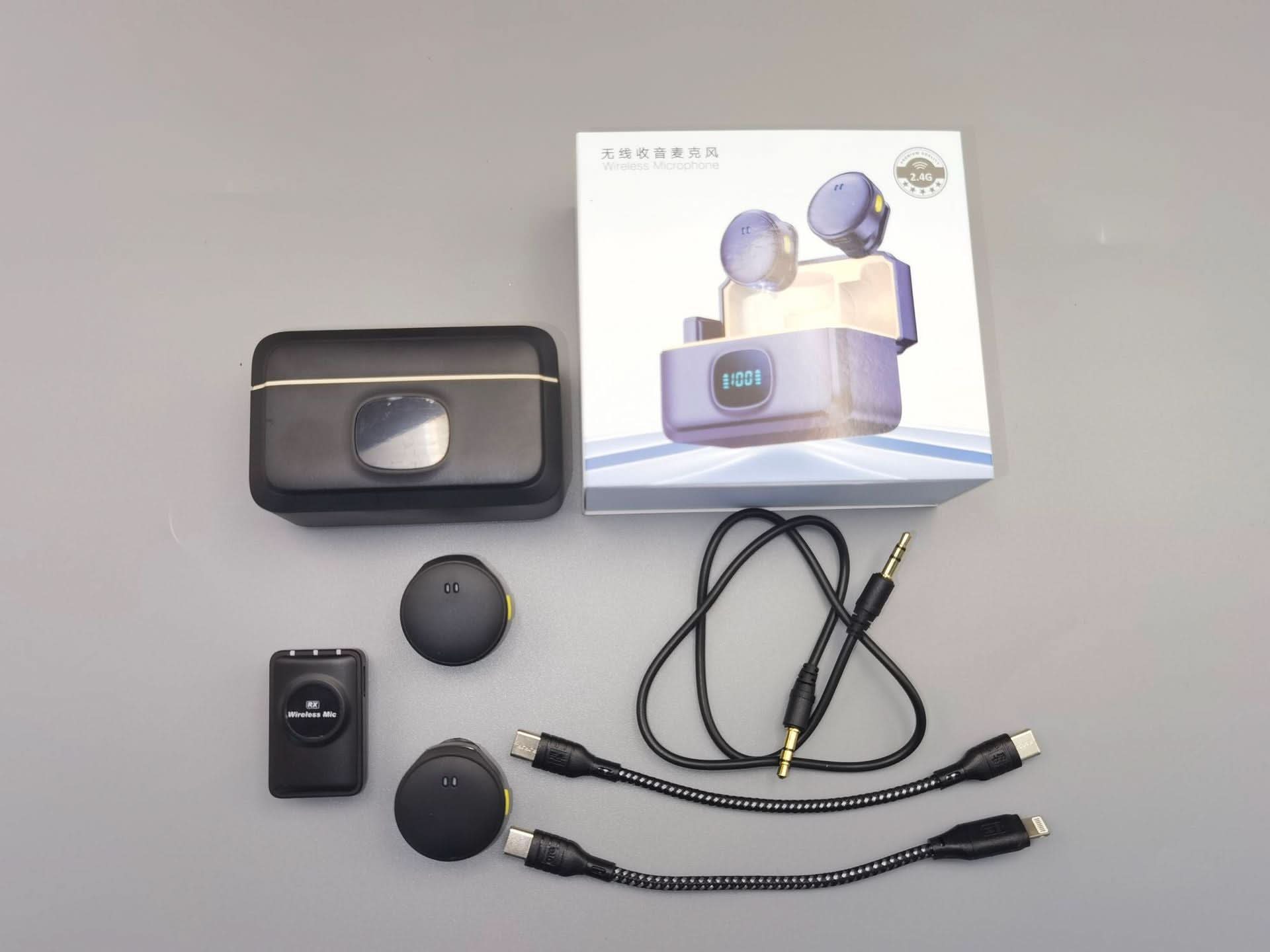 Q8 Wireless Lavalier Microphone, Bluetooth 5.1